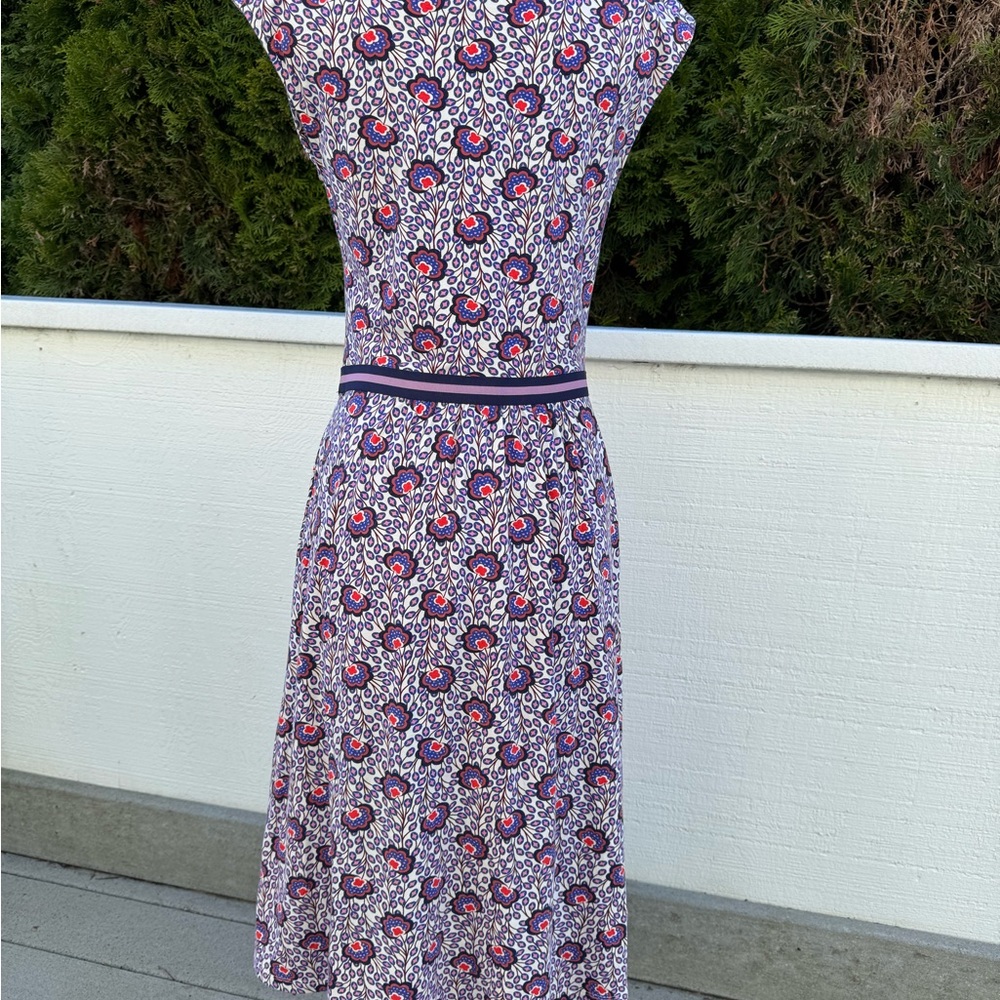 NWOT Boden Floral Jersey Midi Dress w/ Pockets - Size 6R - Picture 2 of 6